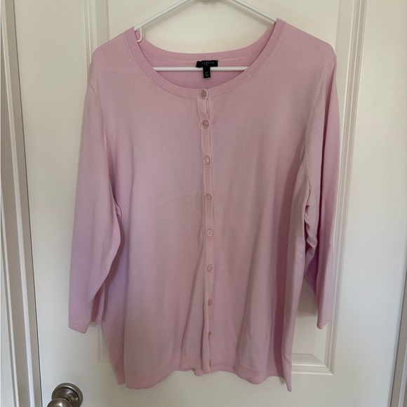 Talbots Light Pink Cardigan Sweater - Picture 1 of 1